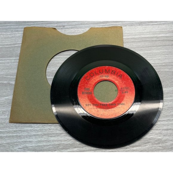 The Byrds Set You Free This Time / It Won't Be Wrong 45 Rock Columbia 4-43501 - Picture 4 of 4